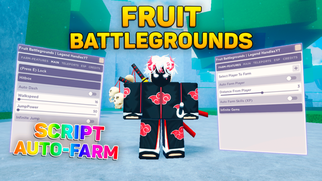 Fruit Battlegrounds: Start Auto Farm, Stop Auto Farm Scripts